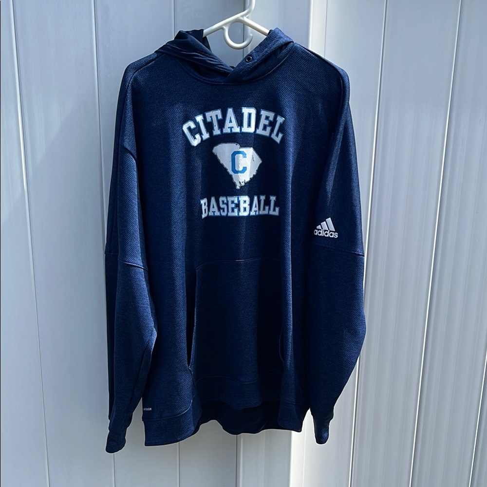 Adidas Navy Blue Citadel Baseball Hoodie